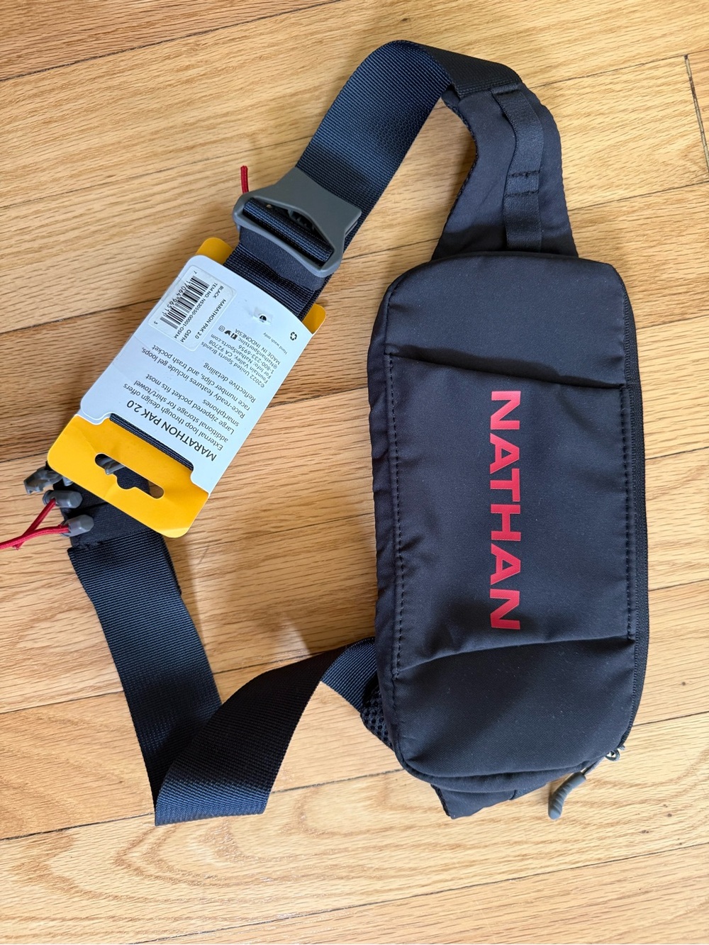 NWT: Nathan Marathon Pak 2.0, Black, One Size, New with tag (ships fast)